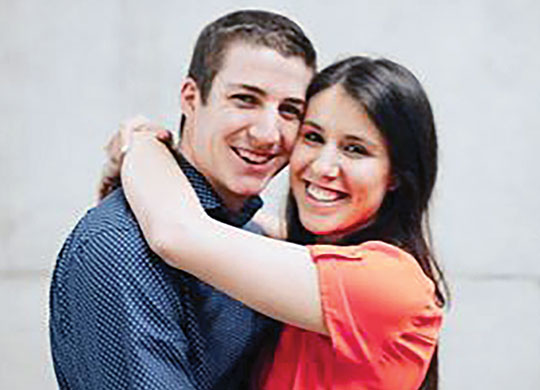 Portrait of Allie Bowker and Michael King.