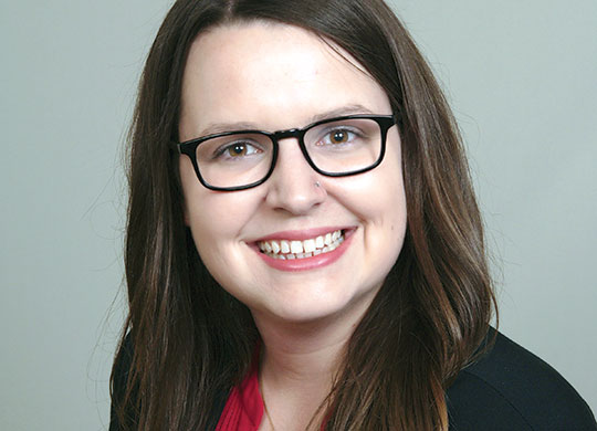 Portrait of Amber Sheerin.