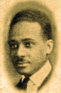 Photograph of Russell A. Dixon from Crimson and Gold (Ferris Institute Yearbook) 1921.