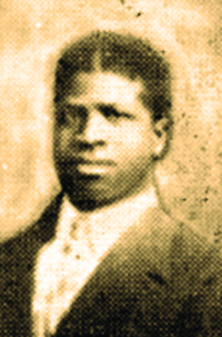 Photograph of Gideon Smith from Crimson and Gold (Ferris Institute Yearbook) 1911.